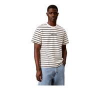 Calvin Klein Jeans Men Relaxed Stripe Logo T-shirt - Tofu