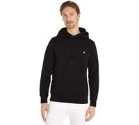 Calvin Klein Jeans Men’s Embroidered Badge Hoodie, Black (Ck Black), XXL