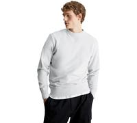 Calvin Klein Jeans Men Sweatshirt Badge Crew Neck no Hood, Grey (Lunar Rock), XS