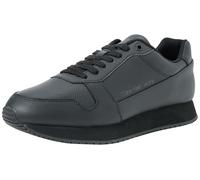 Calvin Klein Jeans Men Trainers Leather, Black (Triple Black), 40