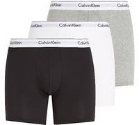 Calvin Klein Men's 3-Pack Modern Cotton Boxer Briefs, Black/Grey/White - Size: 32/30/31
