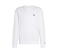 Calvin Klein Jeans Men's Ck Essential Reg Cn Sweatshirts, Bright White, XL