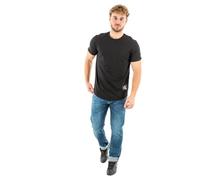 Calvin Klein Jeans Mens Herren T-Shirt Patch Ck, Black, S UK