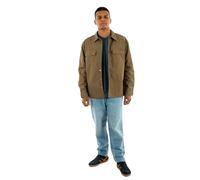 Calvin Klein Jeans Men's LS CTTN FLLD RLXD SH LV04RC401G Jackets, Yellow (Capers), XXL