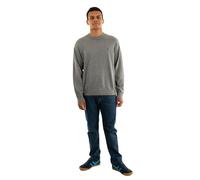 Calvin Klein Jeans Men's LS EZ Cotton CREWNK Sweater 12GG LV04RC309G Sweaters, Grey (Medium Grey HTR), L