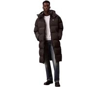 Calvin Klein Jeans Men's LS LONG LENGTH HOODED NYLON PUFF LV04RD518G Coats, Black (Black), S