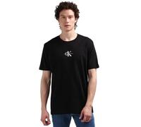 Calvin Klein Jeans Men's Monologo Short Sleeve Round Neck T-Shirt, Black (Ck Black), M