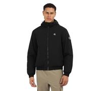 Calvin Klein Jeans Men's Padded Hooded Transitional Jacket, Black (Ck Black), XXL