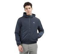 Calvin Klein Jeans Men's Padded Hooded Transitional Jacket, Blue (Ink), S