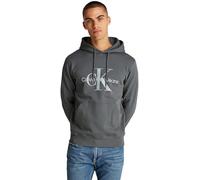 Calvin Klein Jeans Men's Seasonal Monologo Regular Hoodie, Grey (Endless Grey), 5XL