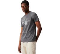Calvin Klein Jeans Men's Short Sleeve Round Neck T-Shirt, Grey (Endless Grey), XXS