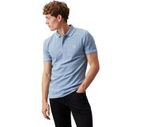 Calvin Klein Jeans Men's Short Sleeve Slim Fit Polo Shirt, Blue (Faded Denim), S