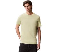 Calvin Klein Jeans Men's SS Smooth CTTN Solid CREWNK TEE LV040HM265 Tees, Beige (Winter Pear), S