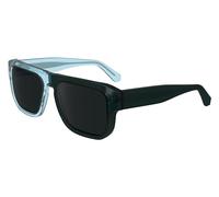 Calvin Klein Jeans Men's Sunglasses CKJ24607S - Sky To Midnight Blue with Solid Grey Lens