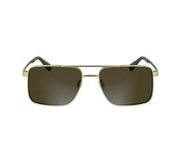 Calvin Klein Jeans Men's Sunglasses CKJ25201S - Matte Gold with Solid Brown Lens