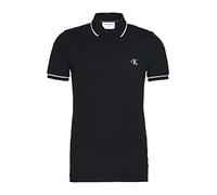Calvin Klein Jeans Men's Tipping Slim Polo J30j315603 S/S Polos, Black, L