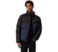 Calvin Klein Jeans Men's NON DOWN BLOCKING PUFFER J30J325584, Blue (Ink/CK Black), XL