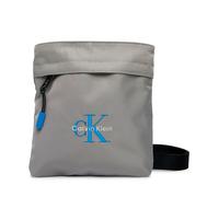 CALVIN KLEIN JEANS Messenger bags, toiletry bags and suitcases for men Flat nylon shoulder bag with monogram logo