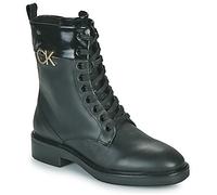 Calvin Klein Jeans Mid Boots RUBBER SOLE COMBAT BOOT W/HW in Black 3.5