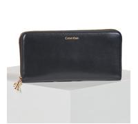 Calvin Klein Jeans Purse wallet CK PULLER LARGE ZIP AROUND in Black One size