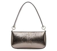 Women's Calvin Klein Jeans Metallic Chain Bag Silver Women Grey - Size: ONE size