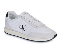 Calvin Klein Jeans Shoes (Trainers) RETRO RUNNER ESS MIX MAT in White 6.5