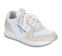 Calvin Klein Jeans Shoes (Trainers) RUNNER SOCK LACEUP NY-LTH W in White 5.5