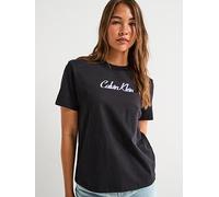 Calvin Klein Jeans Short Sleeve 20s Classic Logo T-shirt - Black, Black, Size Xs, Women Black