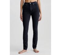 Calvin Klein Women’s High Waist Skinny Jeans, Black (Denim Black), 32W/30L