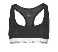 Calvin Klein Womens Black Modern Stretch-cotton Bralette S