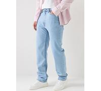 Calvin Klein Jeans Standard Straight Fit, Blue, Size 30R, Men Blue