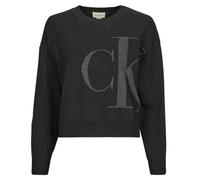 Calvin Klein Jeans Sweater LONG SLEEVE SMOOTH COTTON in Black EU S