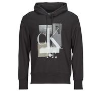 Calvin Klein Jeans Sweatshirt CONNECTED LAYER LANDSCAPE HOODIE in Black EU S