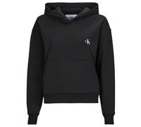 Calvin Klein Jeans Sweatshirt WOVEN LABEL HOODIE in Black EU M