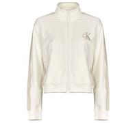 Calvin Klein Jeans Sweatshirts LS STRETCH TERRY FZ TRACK JACKET in White EU M