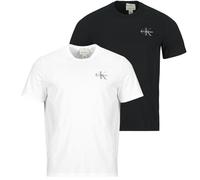 Calvin Klein Jeans T shirt SS 30S CLASSIC MICRO MONOLOGO TE X2 in Multicolour EU M