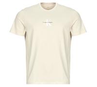 Calvin Klein Jeans T shirt SS 30S MICRO MONOLOGO GRAPHIC TE in Beige EU XL