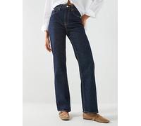 Calvin Klein Jeans The Straight Boot Jeans, Blue, Size 26, Inside Leg 32, Women Blue