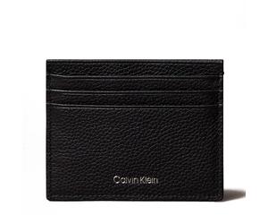 CALVIN KLEIN JEANS Wallets and purses for men Card holder with engraved logo
