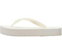 Calvin Klein Jeans Women BEACH SANDAL FLATFORM, Creamy White/Whisper Pink, 39 EU