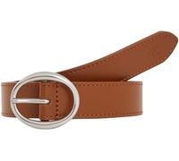 Calvin Klein Jeans Women Classic Round Lthr Belt25Mm Belts, Black, 110