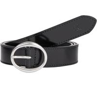 Calvin Klein Jeans Women Classic Round Lthr Belt25Mm Belts, Black, 80