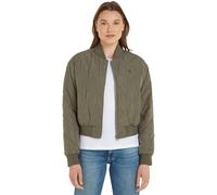 Calvin Klein Jeans Women Lw Quilted Bomber Padded Jackets Green, L
