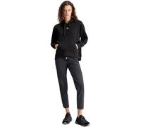 Calvin Klein Jeans Women Woven Label Oversized Hoodie Sweatshirts Black, L