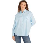 Calvin Klein Jeans Women Woven Label Relaxed Shirt Woven Tops Blue, L