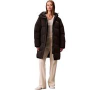 Calvin Klein Jeans Women's BELTED MIDWEIGHT LONG PUFFER LV047D508G Coats, Black (Black), XL