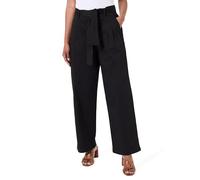 Calvin Klein Jeans Women's Cotton Twill Belted Trouser LV044D639G Casual Pants, Black (Black), S