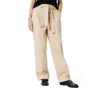 Calvin Klein Jeans Women's Cotton Twill Belted Trouser LV044D639G Casual Pants, Brown (Charming Khaki), S