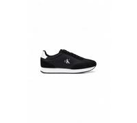Calvin Klein Jeans Womens Leather Lace-Up Sneakers - Black Textile - Size EU 37