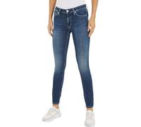 Calvin Klein Jeans Women's Mid Rise Skinny Fit Jeans, Blue (Denim Dark), 32W/34L